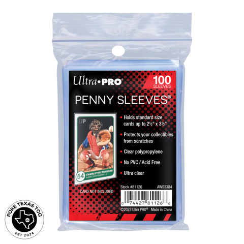 Ultra Pro 2.5" x 3.5" Soft Trading Card Penny Sleeves (100 ct)